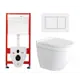 Комплект инсталляция с унитазом Tece 553906 цвет белый