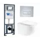 Комплект инсталляция с унитазом Weltwasser 554030 цвет белый