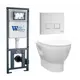 Комплект инсталляция с унитазом Weltwasser 558084 цвет белый