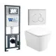 Комплект инсталляция с унитазом Weltwasser 558104 цвет белый