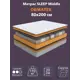 Матрас Орматек Sleep Middle 80x200 см, независимый пружинный блок, односпальный