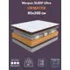 Матрас Орматек Sleep Ultra 80x200 см, независимый пружинный блок, односпальный, жесткий, кокосовый