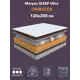 Матрас Орматек Sleep Ultra 120x200 см, независимый пружинный блок, односпальный, жесткий, кокосовый