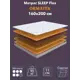 Матрас Орматек Sleep Flex 160x200 см, беспружинный, двуспальный, жесткий, кокосовый