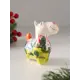 Статуэтка фарфоровая Конь Пегас Город /авторскмя роспись О.Огородникова/ 8 см 10878795