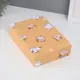 Шкатулка кожзам для украшений с зеркалом Котики жёлтая 15х215х55 см 10524457