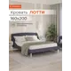 Кровать Monofix Лотти 170x88x5 см Велюр цвет графит