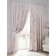 Комплект штор на шторной ленте AT Home Реворенс 220x300 см цвет розовый
