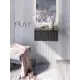 Консоль Play Сити 50x18x34 см 1 ящик ЛДСП цвет черный