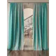 Комплект штор At home Базовая коллекция AT919248 на шторной ленте 260x150 см цвет синий