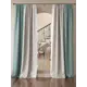 Комплект штор At home Базовая коллекция AT919223 на шторной ленте 260x150 см цвет бежевый