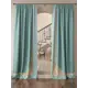 Комплект штор At home Базовая коллекция AT919125 на шторной ленте 260x150 см цвет синий