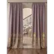 Комплект штор At home Базовая коллекция AT919117 на шторной ленте 260x150 см цвет коричневый