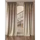 Комплект штор At home Базовая коллекция AT919101 на шторной ленте 260x150 см цвет бежевый