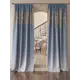 Комплект штор At home Базовая коллекция AT919098 на шторной ленте 260x150 см цвет синий
