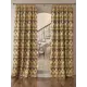 Комплект штор At home Базовая коллекция AT919087 на шторной ленте 260x150 см цвет оранжевый