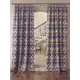 Комплект штор At home Базовая коллекция AT919086 на шторной ленте 260x150 см цвет коричневый