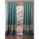 Комплект штор At home Базовая коллекция AT919027 на шторной ленте 260x150 см цвет синий