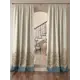 Комплект штор At home Базовая коллекция AT919016 на шторной ленте 260x150 см цвет бежевый