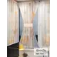 Тюль At home Базовая коллекция AT764209 на шторной ленте 140x100 см цвет желтый, розовый