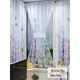 Тюль At home Базовая коллекция AT764093 на шторной ленте 140x100 см цвет голубой