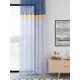 Тюль At home Базовая коллекция AT598135 на шторной ленте 280x150 см цвет синий