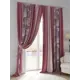 Комплект штор At home Базовая коллекция AT751188 на шторной ленте 300x220 см цвет красный