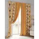 Комплект штор At home Базовая коллекция AT751116 на шторной ленте 300x220 см цвет оранжевый