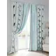 Комплект штор At home Базовая коллекция AT751115 на шторной ленте 300x220 см цвет синий