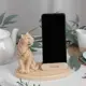 Статуэтка Bogacho Тигресса с держателем для телефона бежевая