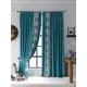 Комплект штор At home Базовая коллекция AT954141 на шторной ленте 270x220 см цвет синий
