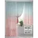 Комплект штор At home Базовая коллекция AT559022-270 на шторной ленте 270x150 см цвет розовый