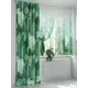 Комплект штор At home Базовая коллекция AT551071-280 на шторной ленте 280x150 см цвет зеленый