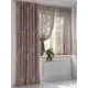 Комплект штор At home Базовая коллекция AT551064-280 на шторной ленте 280x150 см цвет коричневый
