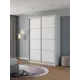 Шкаф-купе Клевер Атина 240x160х65 см 6 полок лдсп цвет белый