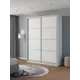 Шкаф-купе Клевер Атина 240x180х65 см 6 полок лдсп цвет белый