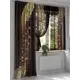 Комплект штор At home Базовая коллекция AT551038-280 на шторной ленте 280x150 см цвет коричневый
