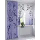Комплект штор At home Базовая коллекция AT551032-280 на шторной ленте 280x150 см цвет фиолетовый