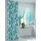 Комплект штор At home Базовая коллекция AT551021-280 на шторной ленте 280x150 см цвет синий