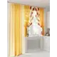 Комплект штор At home Базовая коллекция AT552010 на шторной ленте 250x150 см цвет желтый