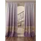 Комплект штор At home Базовая коллекция AT919031 на шторной ленте 260x150 см цвет фиолетовый