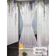 Тюль At home Базовая коллекция AT764014 на шторной ленте 140x100 см цвет белый