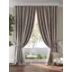 Комплект штор At home Базовая коллекция AT751096 на шторной ленте 300x220 см цвет бежевый