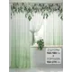 Комплект штор At home Базовая коллекция AT559060-270 на шторной ленте 270x150 см цвет зеленый
