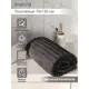Полотенце махровое Denastia Нежность 70x130 см темно-серый D100367