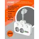 Разветвитель Ldnio LD_D0417 0x0 2 м 2 розетки с заземлением 2500 Вт цвет белый