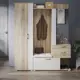 Комплект мебели для прихожей Трия Эрика 164x200x36 см ЛДСП цвет дуб сонома/белый