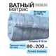 Матрас Империя сна Хлопковый 80x200x9 см беспружинный 1-спальный