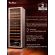 Винный шкаф Tesler зеркальная дверь 43x126.20x48.20 см 44 бутылок цвет черный