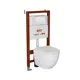 Комплект инсталляция с унитазом Bauedge Q111300-BL0001-HQ-Q00006 цвет белый